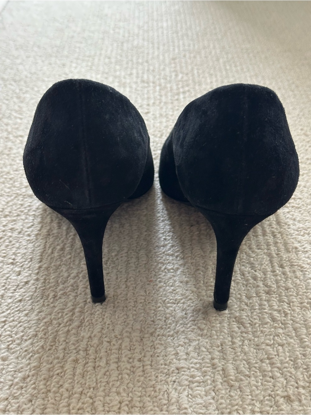 Michael Kors Keke Black Suede Mid Pump - EUC - Picture 6 of 8